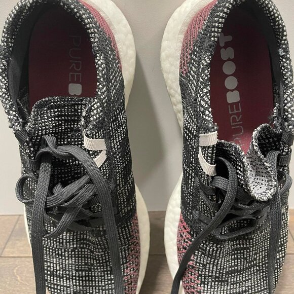 Adidas Women's Pure Boost Go Running Shoes - Carbon Grey (Size 6) - Picture 3 of 5